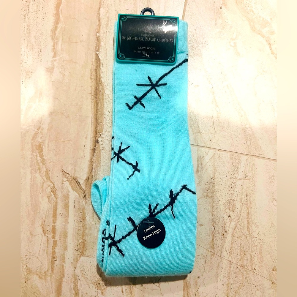 Tim Burtons The Nightmare before Christmas Sally Socks NWT